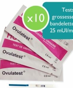 10 tests de grossesse 25 mUI/ml