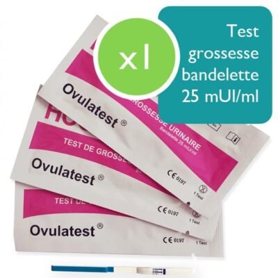 Test de grossesse bandelette 25 mui