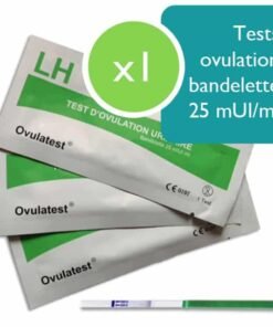 1 test d'ovulation bandelette 25 mUI/ml